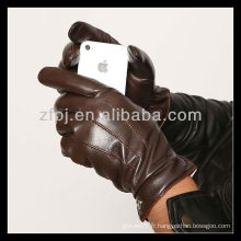 2013 gant tactile en cuir personnalisé pour CCTV